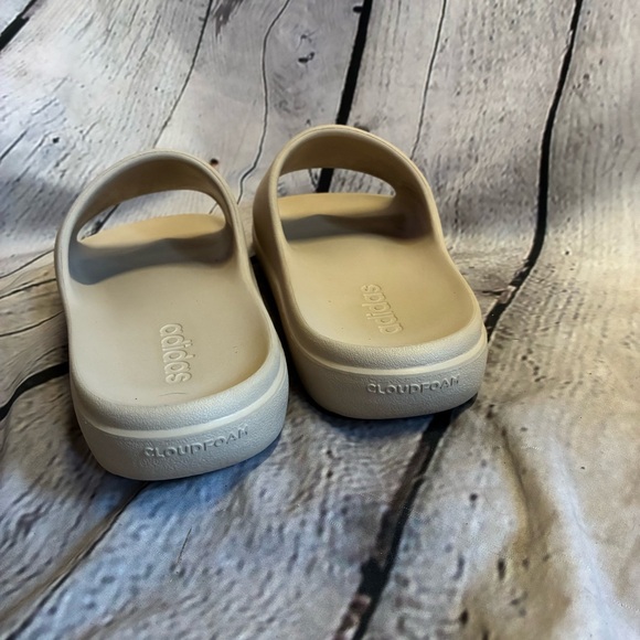 ADIDAS ADILETTE LUMIA SLIDE SANDALS BEIGE TAN UNISEX Men’s 7 Women’s 8 GUC - Picture 5 of 10